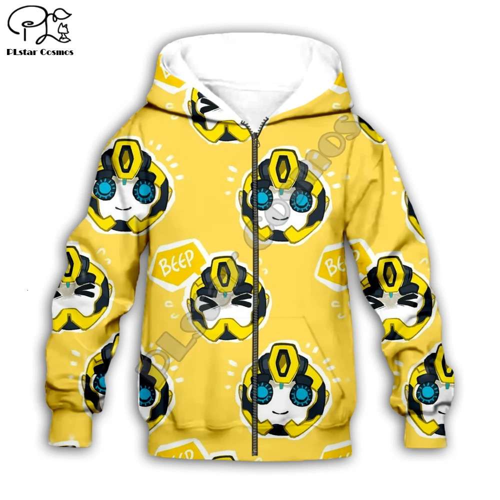 Детские Тканевые 3d толстовки с роботом трансформацией свитшот для мальчиков