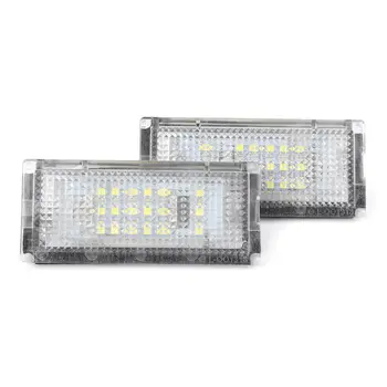 

For BMW 3 Series E46 4D Tube LED 2pcs License Plate Light Lamp 12V 210LM