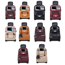 Автоматическая спинка для сиденья Органайзер сиденье автомобильное телефон планшет держатель для питьевой бутылочки карман для хранения сумка