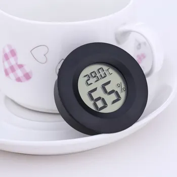 

1Set LCD Digital Mini Thermometer Hygrometer Waterproof Fridge Freezer tester Temperature Detector Light Lighting Humidity Mete