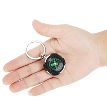 Многофункциональный Мини Компас, брелок для ключей брелок для кемпинга на открытом воздухе походный инструмент выживания