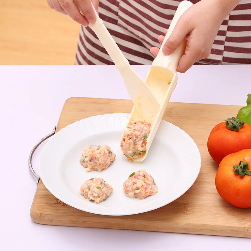 1Set DIY Meatball Maker Fish Shrimp Beaf Meat Balls Burger SetsKitchen Cooking Hot Pot Convenient Multifunction Kitchen Gadget