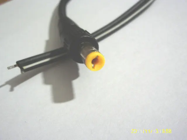 100 шт. 5,5x2,1 мм DC разъем питания мужской разъем с 18AWG Кабель 26 см