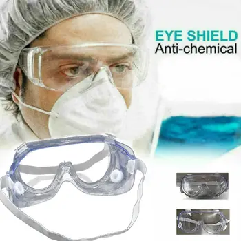 

New Anti-viru Safety Goggles Over Glasses Soft Clear PC Antivirus Fog Spray Hospital Solid Summer Clear Use