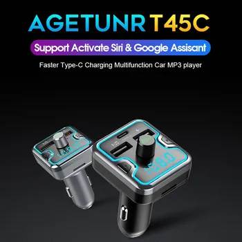 

Car Bluetooth 5.0 FM Transmitter Aux Modulator Wireless Handsfree MP3 Music Player Dual USB 2.4A Fast Car Charger Audio Receiver