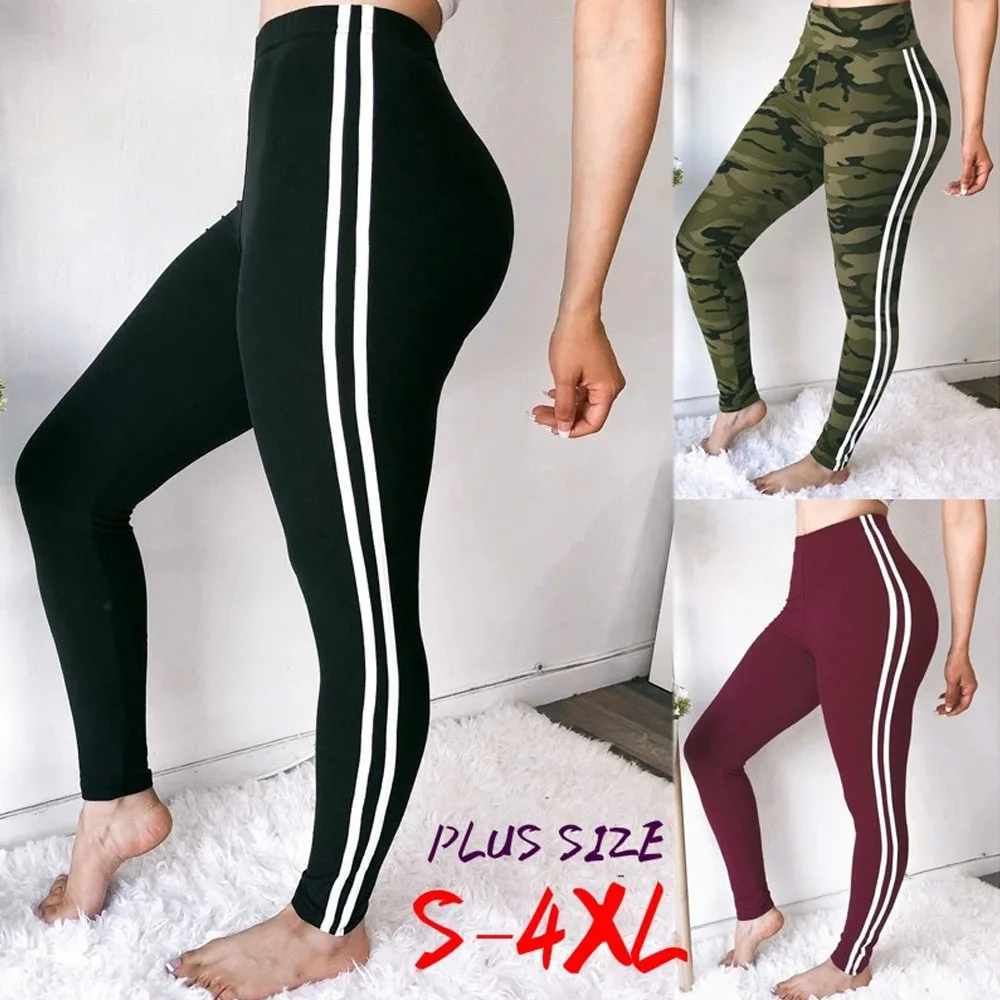 

Women Slim Stretch Skinny Pants Ladies High Waist Pencil Pants Casual Sports Tights Trousers Running Gym Wear Leggings Yoga Pant