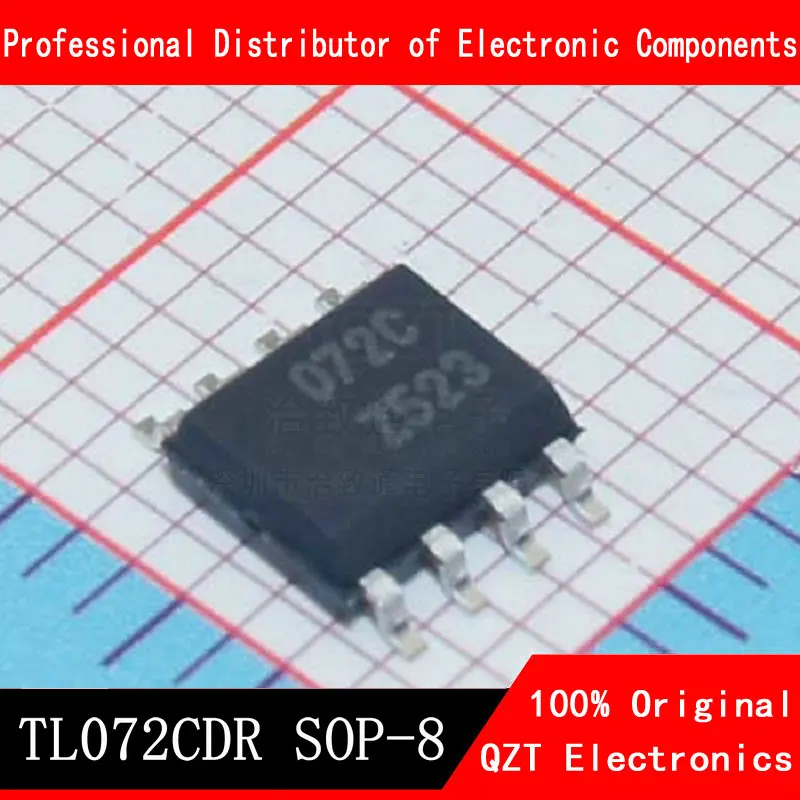 10PCS TL072CDR SOP8 TL072C SOP TL072 SMD 072CDR SOP-8 TL072CDT TL072C New and Original IC Chipset 5pcs lot opa2170aidr opa2170a opa2170 2170a sop8 chipset 100% new