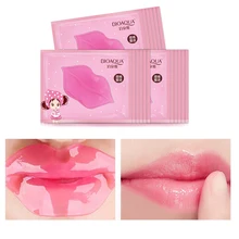 

50 pcs BIOAQUA Plumper Crystal Collagen Lip Mask Pads Moisture Essence Anti Ageing Wrinkle Patch Pad Gel Lips Enhancer Care