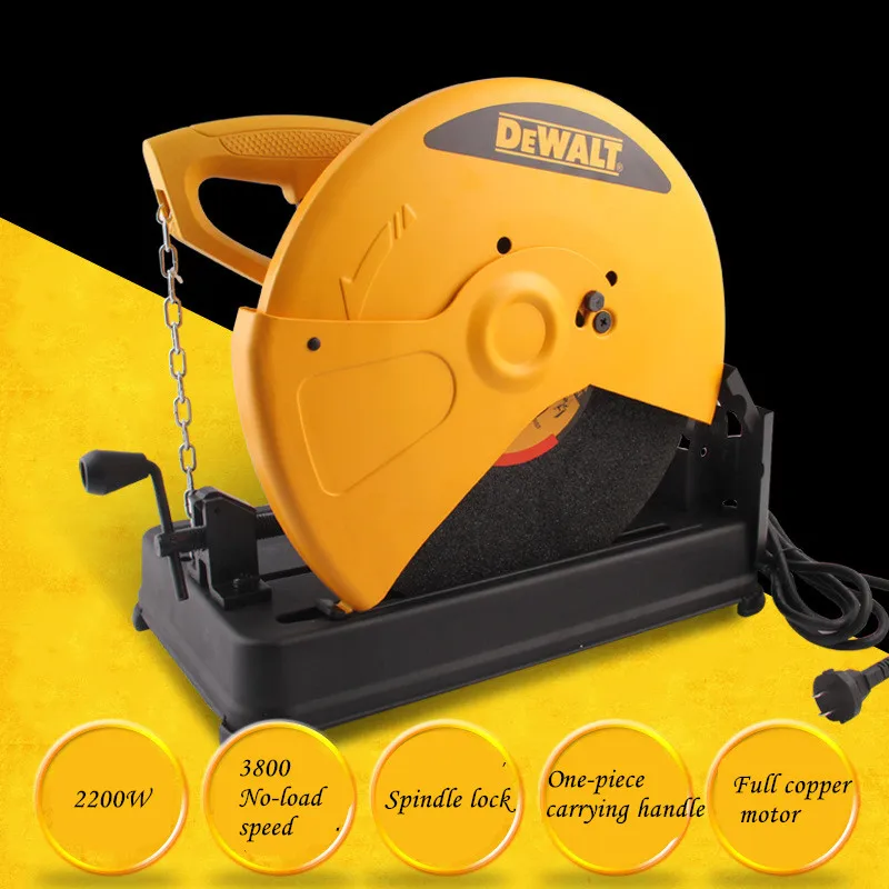 Станок для резки профиля 355 мм Настольная пила стальная машина D28720 350 функций