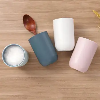 

Large-capacity Toothbrush Cup Pure Color Tumbler Simple Style Circular Water Drinking Small Potted Plant Cup Bathroom Supply