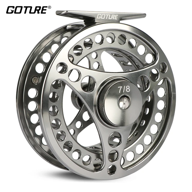 Goture 3/4 5/6 7/8 9/10 Wt Fly Fishing Reel Cnc Machine Cut Large
