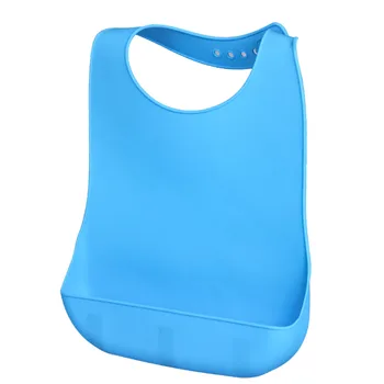 

Three dimensional Bib Adult Bib lengthened and enlarged bib for old people to eat, waterproof non washable silicone rice bag eas