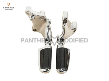 

Aluminum Chrome Motorcycle Foot Pegs & Support Brackets Moto Foot Rest case for Harley XL883 XL 1200 Iron 2014 2015 2016 2017