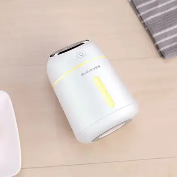 

4 In 1 Mini USB Fan Small Q Humidifier Air Purifier Essential Oil Aroma Diffuser Ultrasonic Car Fogger with LED Night Light D08B