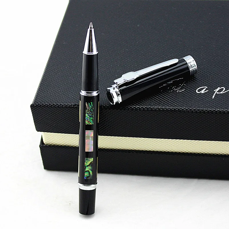 Шариковая ручка Jinhao 8802 с глубоким морским светом и жемчугом для письма чернилами