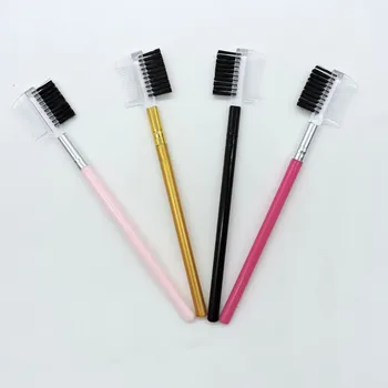 

Fashion New 2 in1 Makeup Brow Lash Comb Dual Eyebrow Comb Brush Eyebrow Cosmetic Comb Eyelash Extension Brush Make up Tool