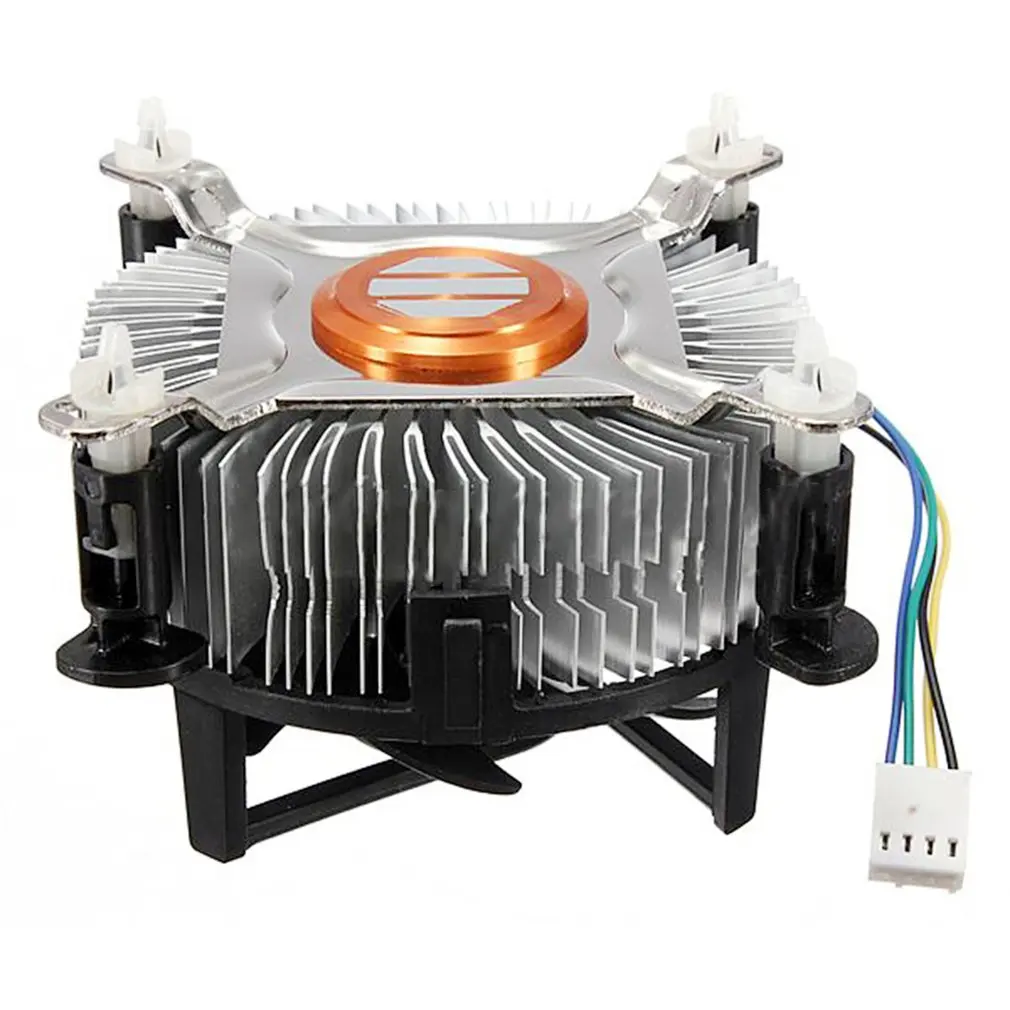 

Newest High Quality Aluminum Material CPU Cooling Fan Cooler For Computer PC Quiet Silent Cooling Fan For 775/1155/1156