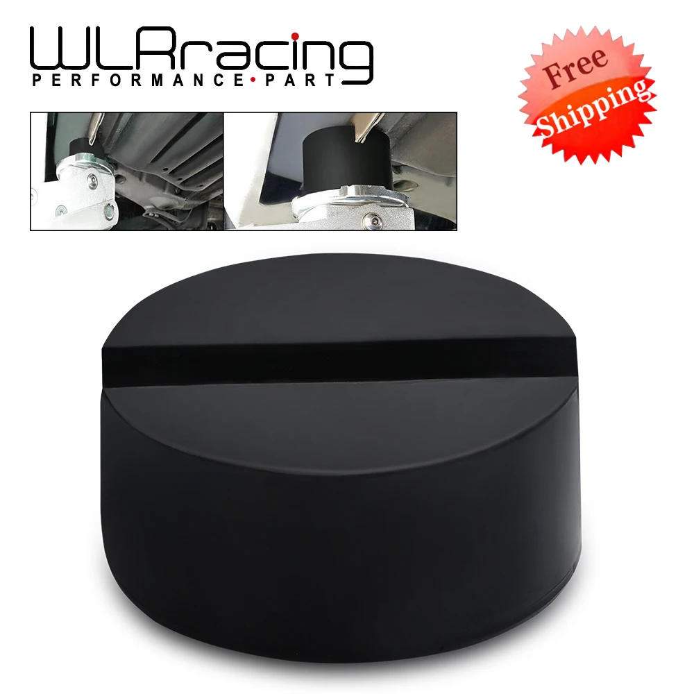 Slotted Frame Jack Pad Square Rail Floor Guard Adapter Anti-slip Rubber Vehicle Repair Lifts For BMW Mini R50/52/53 Black Round