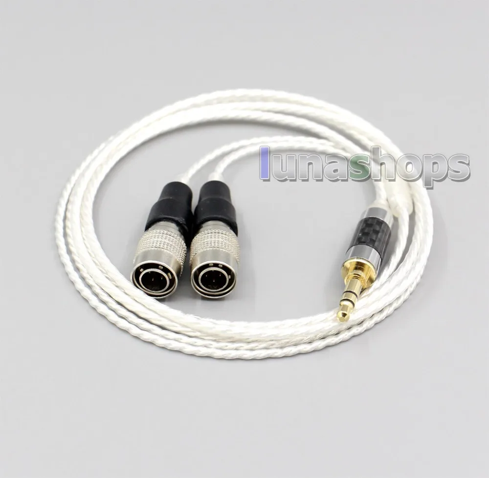 LN006462 Hi-Res 7N OCC посеребренный для наушников кабель для наушников для Mr колонки эфир Alpha Dog Prime