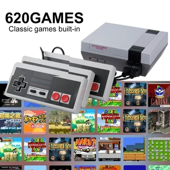 

Willkey Retro Mini TV Game Console 8 Bit Classic Handheld Gaming Player AV Port Video Gaming Console Built-In 620 Classic Games