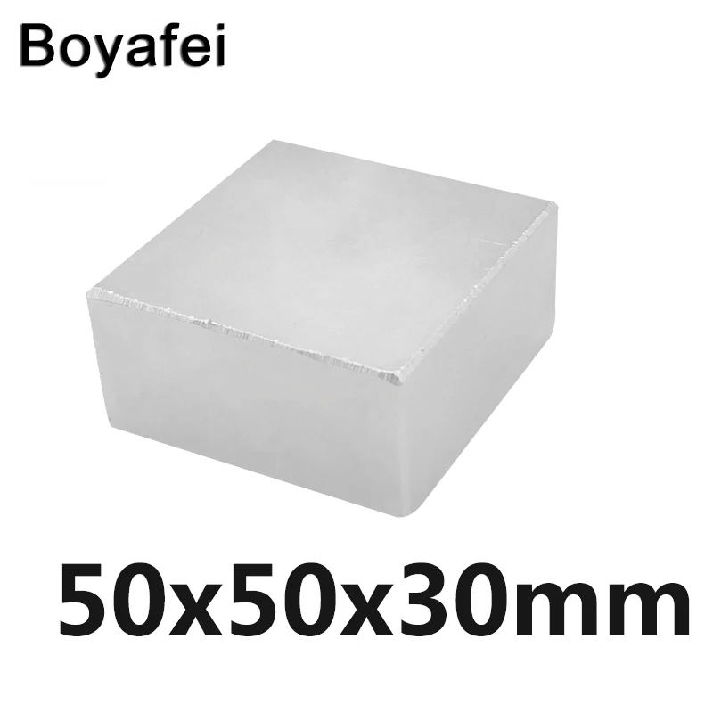 

1/2/3 pcs N35 Big Super Strong Block 50x50x30 mm magnetic Magnet Double Rare Earth Bulkndfeb Neodymium magnet 50*50*30mm