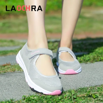 

Laochra Summer Women Fashion Flats Shoes Slip on Flats For Females Breathable Cheap Loafers Shoes Outdoor Ladies Walking Shoes