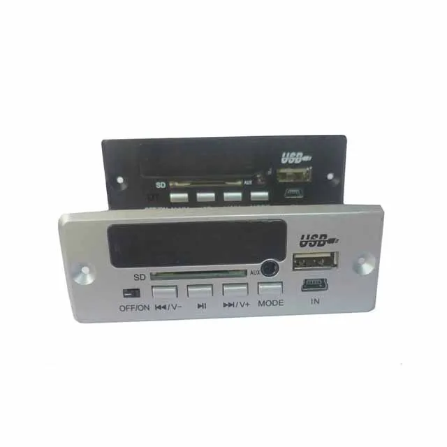 

A19-- DIY 12V/5V For Bluetooth MP3 Decoding Board USB sound card For Bluetooth calling decoder Module clock FLAC WAV AUX MD03