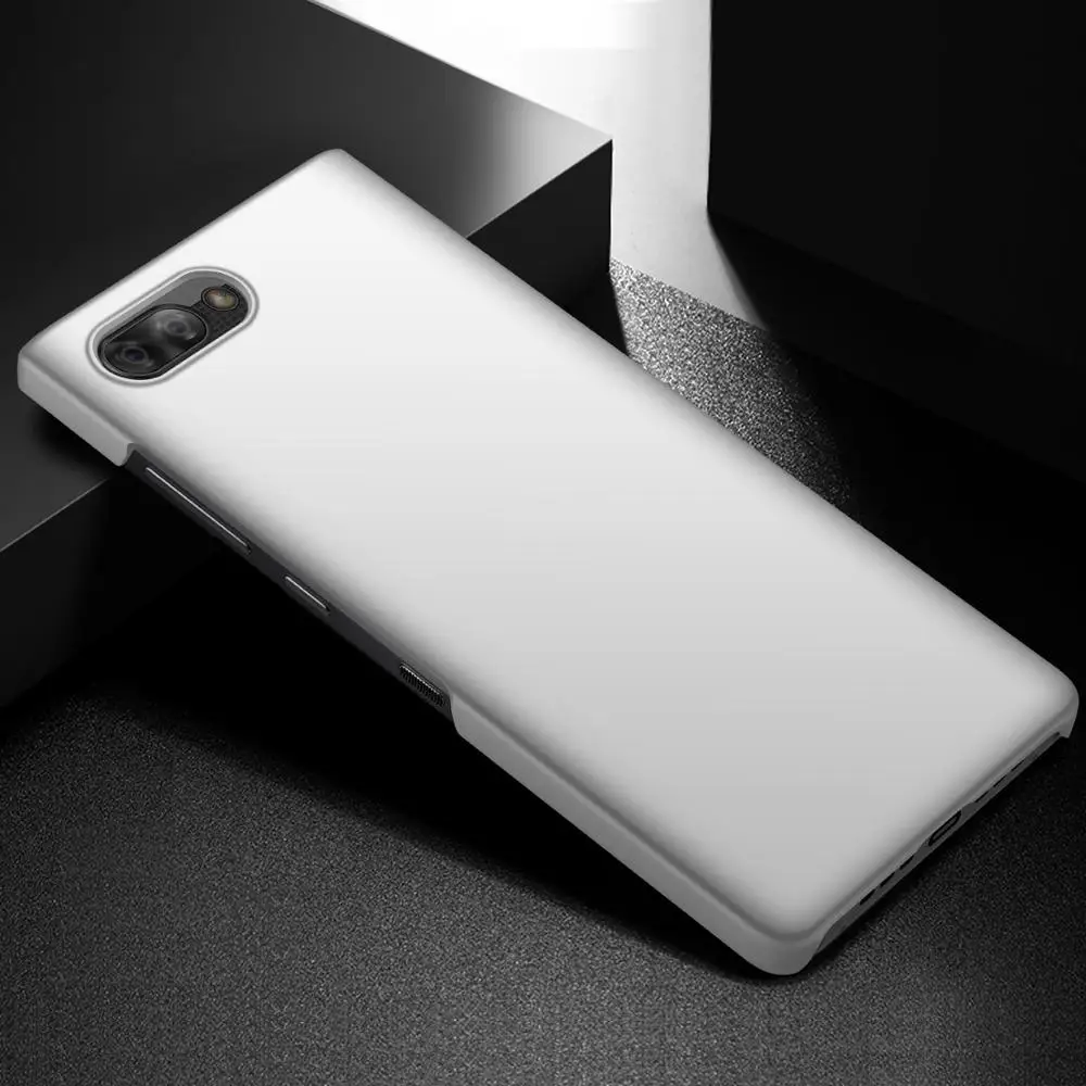 Чехол для BlackBerry KEY2 LE phone Case On Keyone key 1 матовый шелковистый силиконовый чехол с защитой от падения - Цвет: Белый