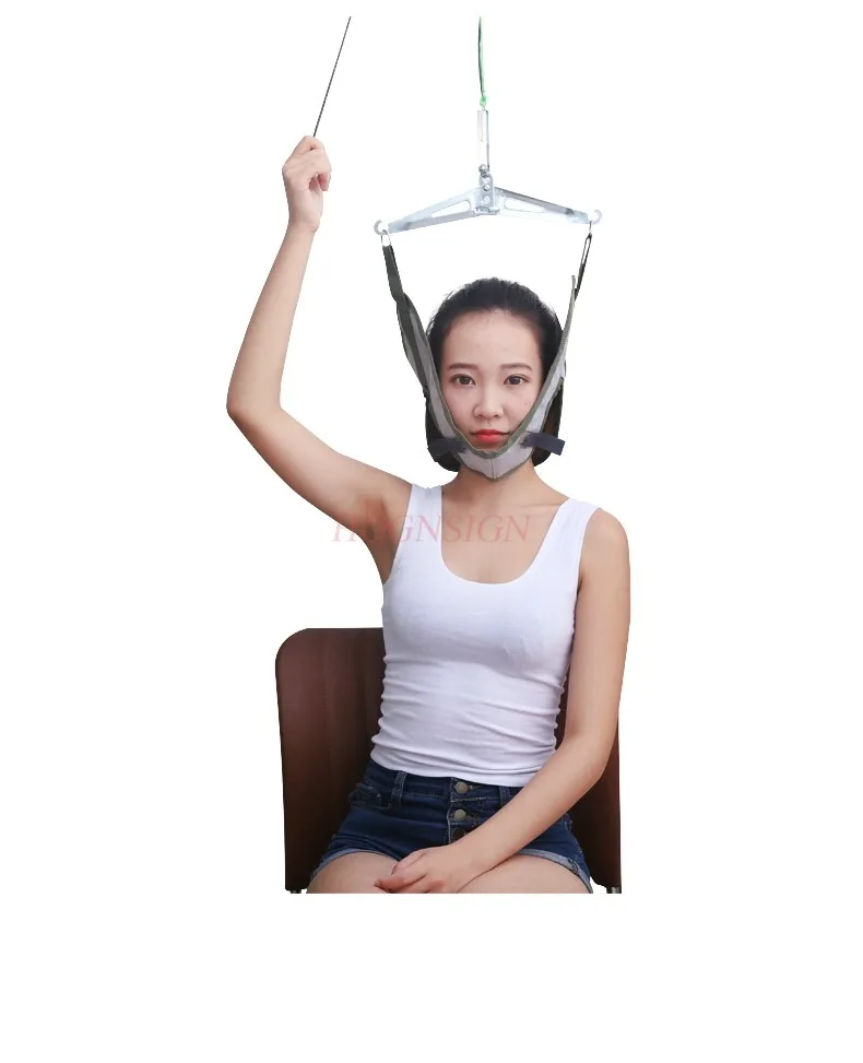 Door suspension cervical traction frame hanging cervical vertebra tractor chair home spondylosis treatment stretcher