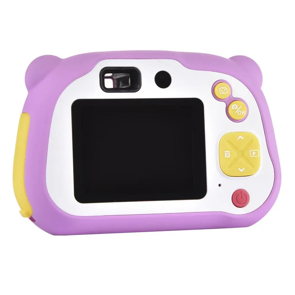 Детская мини-камера, Обучающие игрушки, цифровая HD 2 дюймовая камера, детская игрушка с двумя объективами, подарок на год для детей