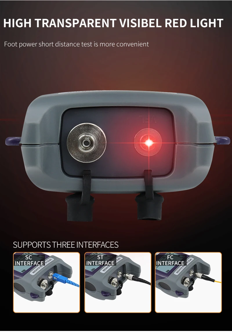 Mini 60KM Fiber Optic OTDR Optical Fiber