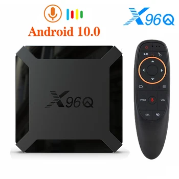 

2020 X96Q Smart TV Box Android 10.0 Allwinner H313 Quad Core 2GB 16GB 4K Netflix Youtube Set Top Box Media Player X96 box tv