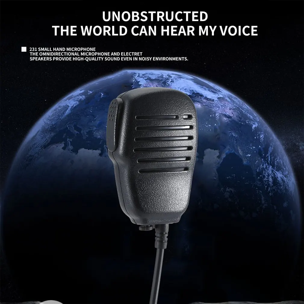 Плечо Динамик микрофон для Vertex Стандартный Vx210 Vx228 Vx230 Vx231 Vx298 Vx300 Vx350 Vx351 Vx354 Vx400 двухстороннее радио