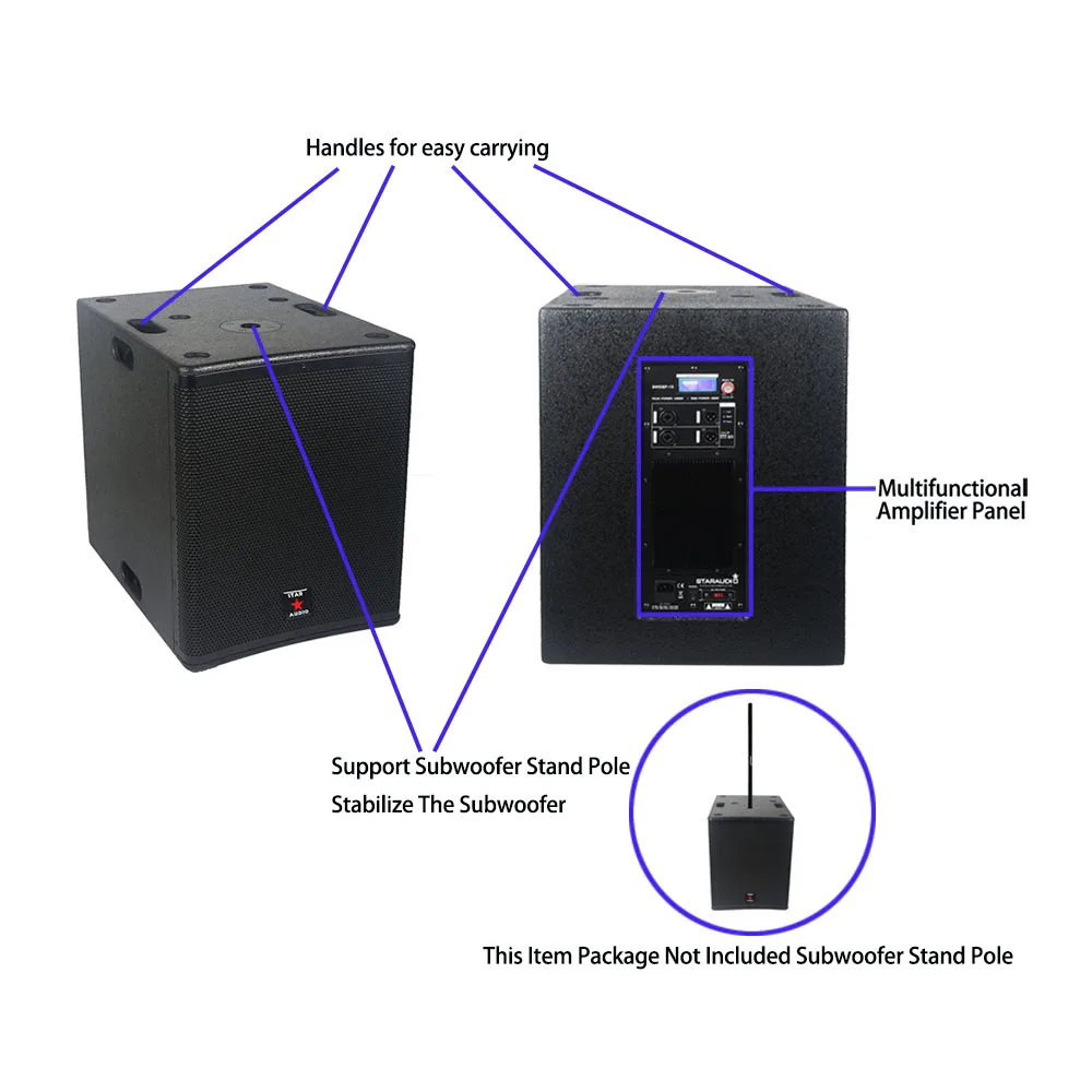 pa powered subwoofer 
