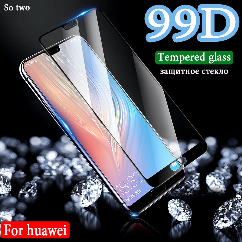 99D закаленное стекло для huawei P20 P30 Lite Pro P10 Защитное экрана mate 10 20 lite не пленка |