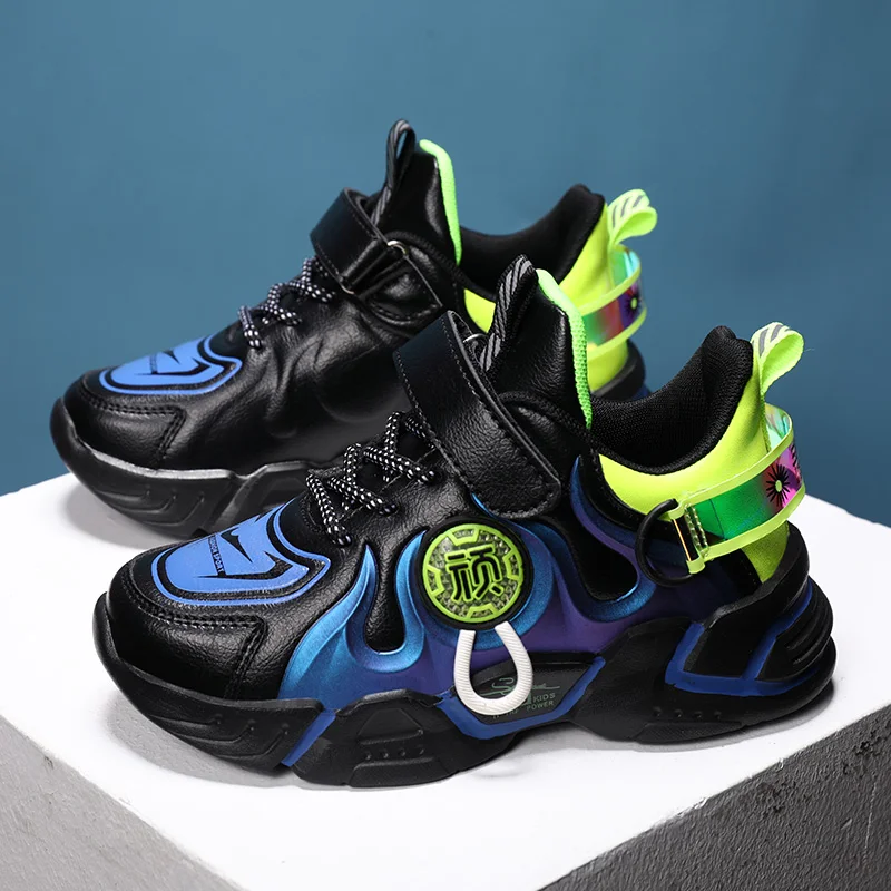 Новая обувь для мальчиков баскетбольные кеды детские кроссовки девочек корзина