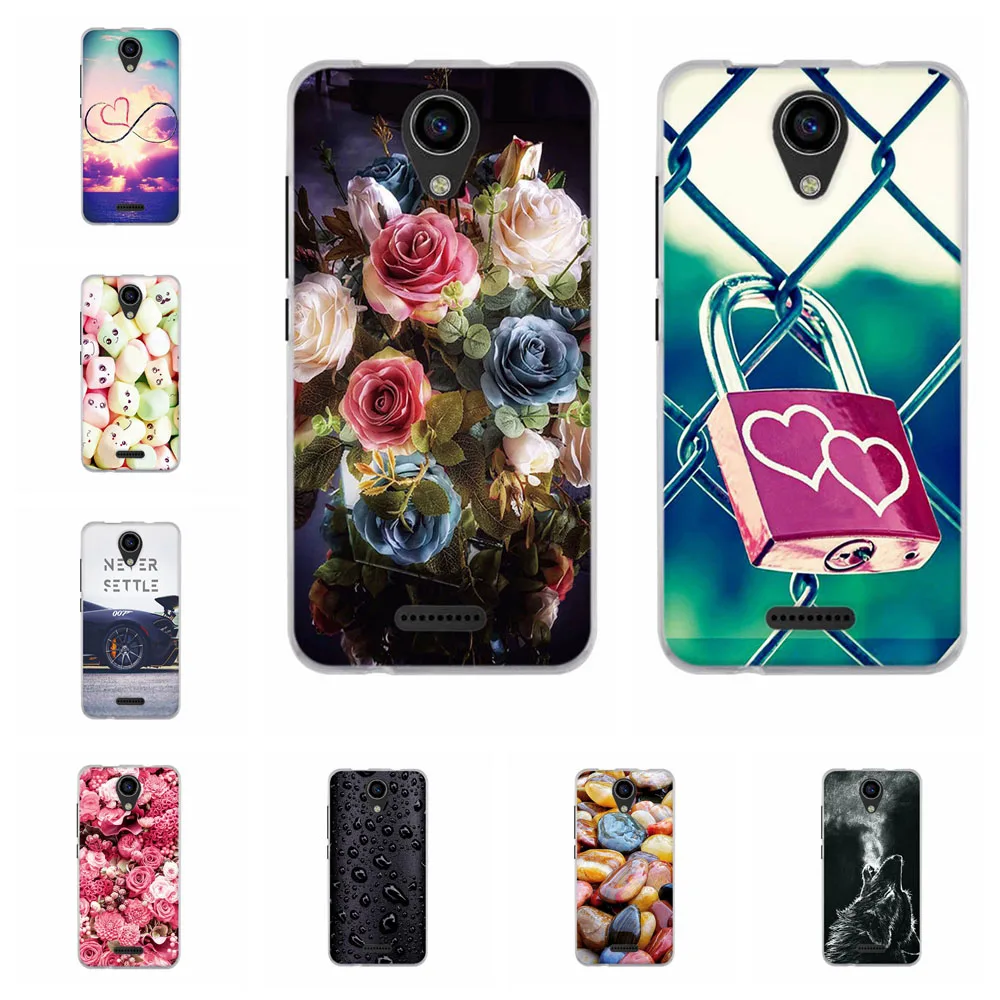 Cover For BQS 5057 Strike 2 Case Back TPU Phone Bag BQ Silicone Stylish Pattern BQ-5057 Fundas | Мобильные телефоны и