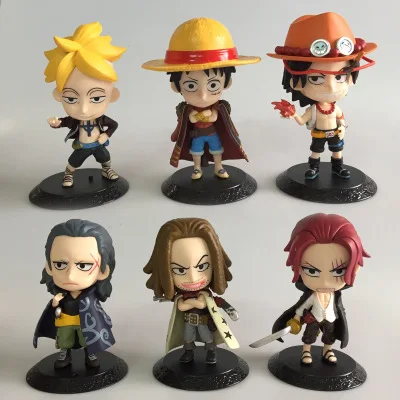 Qposket one piese luffy Бенн Бекман Ace Yasopp Akakami no shankusu ПВХ экшен персонаж аниме модель