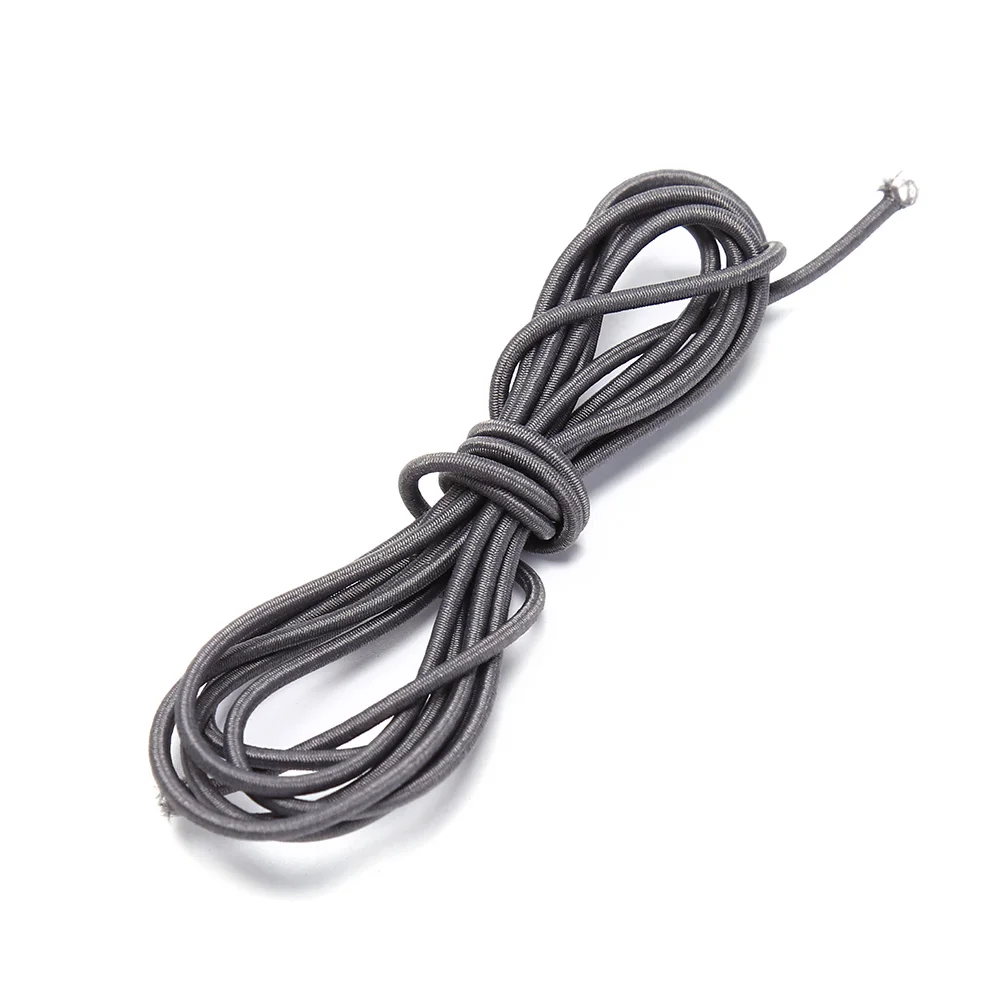 Gray Красочная эластичная лента банджи-шнур высокая эластичность ремонтная Резиновая лента аксессуар для ноутбука путешественника длина 1,5 м - Color: Gray