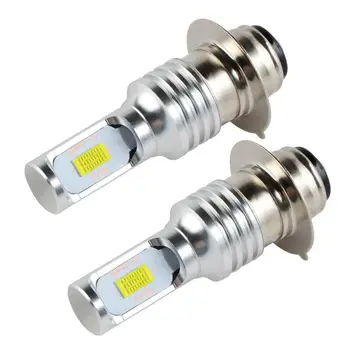 

Bulb ​Headlight Bulb 100W 3000LM P15D H6M Accessory Car Replacement 2pcs
