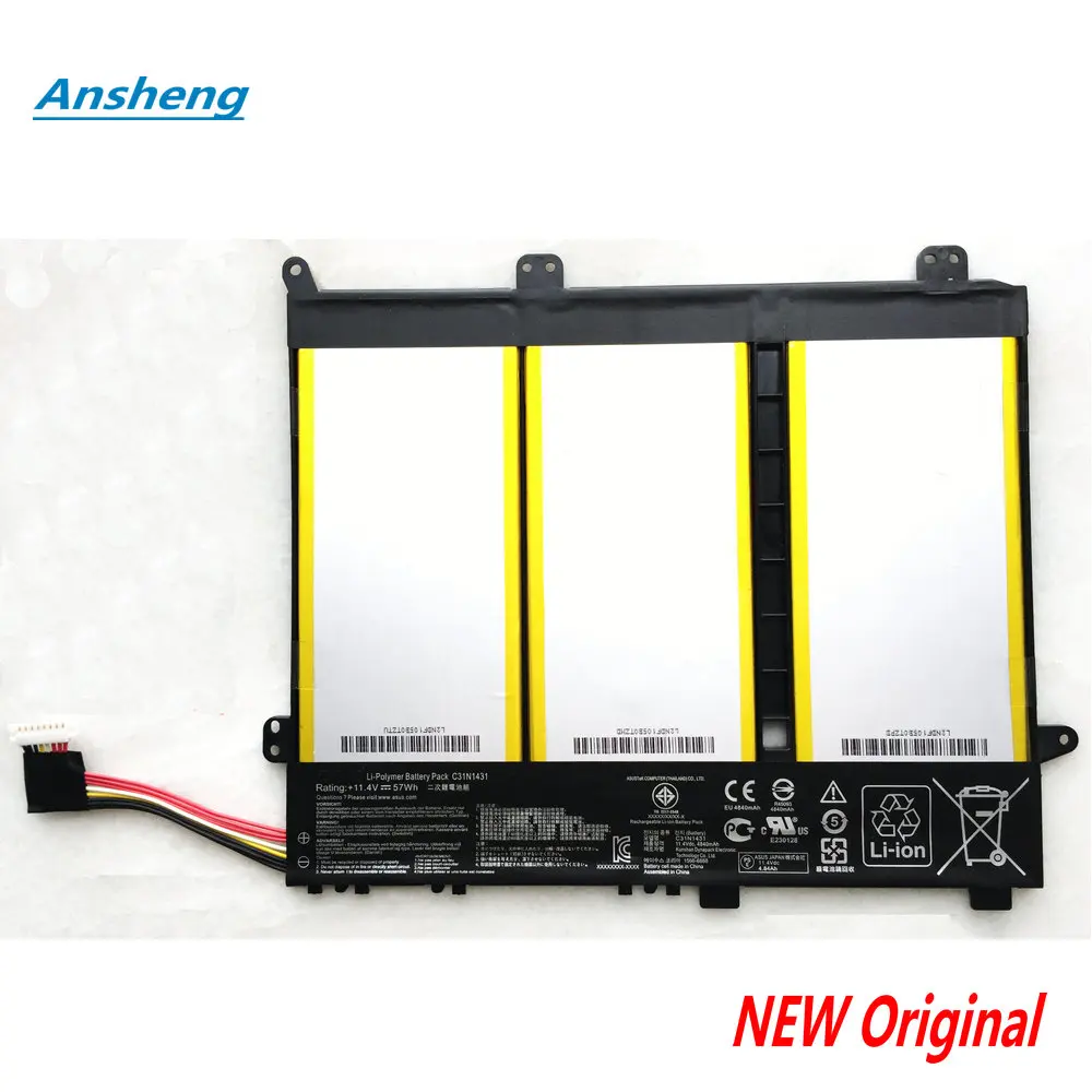 Originale 11.4V 57Wh C31N1431 Batteria Per Asus Eeebook E403S E403Sa E403Na E403N