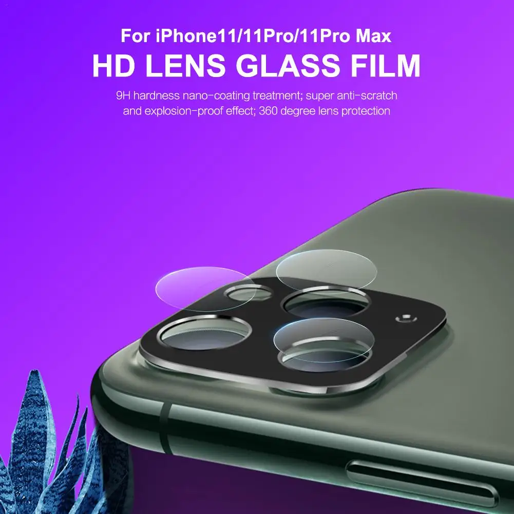 Защитное кольцо для объектива камеры для IPhone 11 Pro, закаленное стекло для IPhone 11Pro MAX, металлический сплав, защитная накладка для задней панели телефона