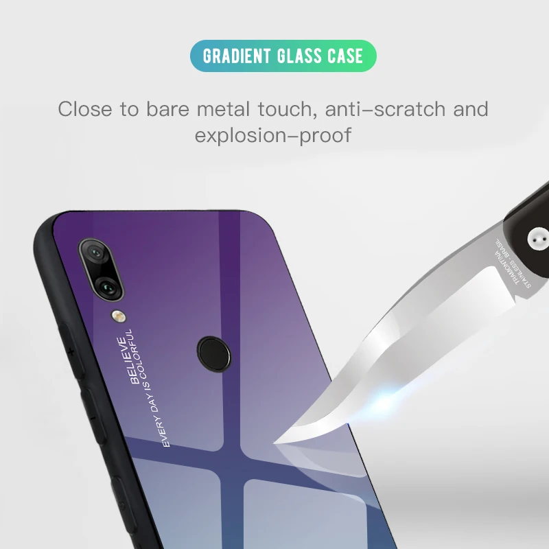 Роскошный чехол для телефона из закаленного стекла для huawei Y9 Y7 Y5 Y6 Prime Y7 Y6 Y5 Prime защитный чехол для задней крышки