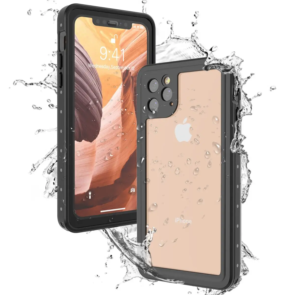 Водонепроницаемый чехол для iPhone 11 11 Pro 11 Pro Max X Xs Xr Xs Max 7 8 Plus, задний Чехол, противоударный, защита от падения, защита от пыли, Чехол для плавания