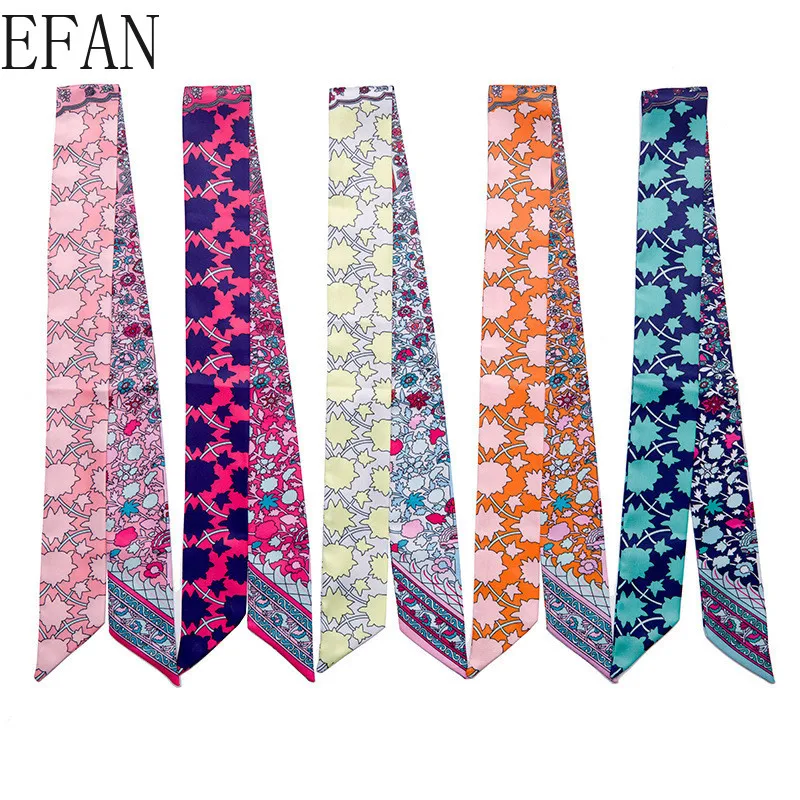 

Новый Этнический женский модный тонкий шарф, Сумка с маленькой ручкой, ленты, женские многофункциональные шарфы для волос, шарфы