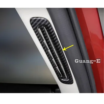 

For Mazda CX-30 CX30 2020 2021 Car Sticker Body Styling Garnish Cover Frame Trim Front Air Condition Outlet Vent 2pcs