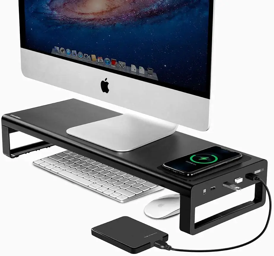 USB3.0 Wireless Charging Monitor Holder 