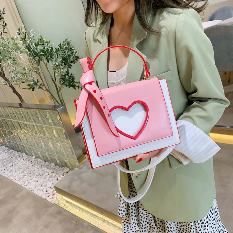 

Korean version of Xiaoqingxin Women's Bag, a new style of student's lovely lady's handbag with single shoulder and oblique bag