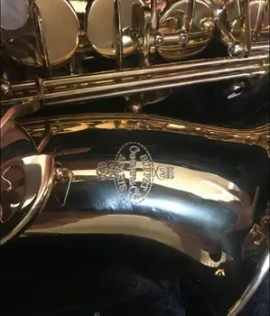 Buffet Crampon Cie a Paris saxofón Alto E saxofón plano laca de oro instrumento NeMusical saxofón de latón con estuche y accesorios