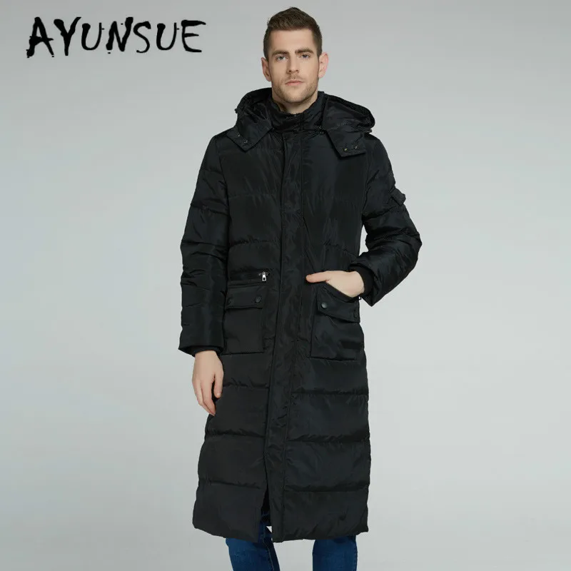 AYUNSUE, 90% белый утиный пух, мужская куртка, корейское зимнее пальто, мужская с капюшоном, мужской пуховик, пуховик, теплая парка Abrigo yy1987